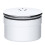 SPARES2GO Shower Trap for 90mm Tray Plug Hole 1.5" Drain Waste Dome Base Kit (Chrome Silver) 10