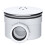SPARES2GO Shower Trap for 90mm Tray Plug Hole 1.5" Drain Waste Dome Base Kit (Chrome Silver) 8