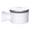 SPARES2GO Shower Trap for 90mm Tray Plug Hole 1.5" Drain Waste Dome Base Kit (Chrome Silver) 9