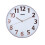 GEEPAS GEEPAS Wall Clock, 12 Non-ticking Analog Wall Clock 3D Rose Gold Dial 1