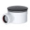 SPARES2GO Shower Trap for 90mm Tray Plug Hole 1.5" Drain Waste Dome Base Kit (Black) 2