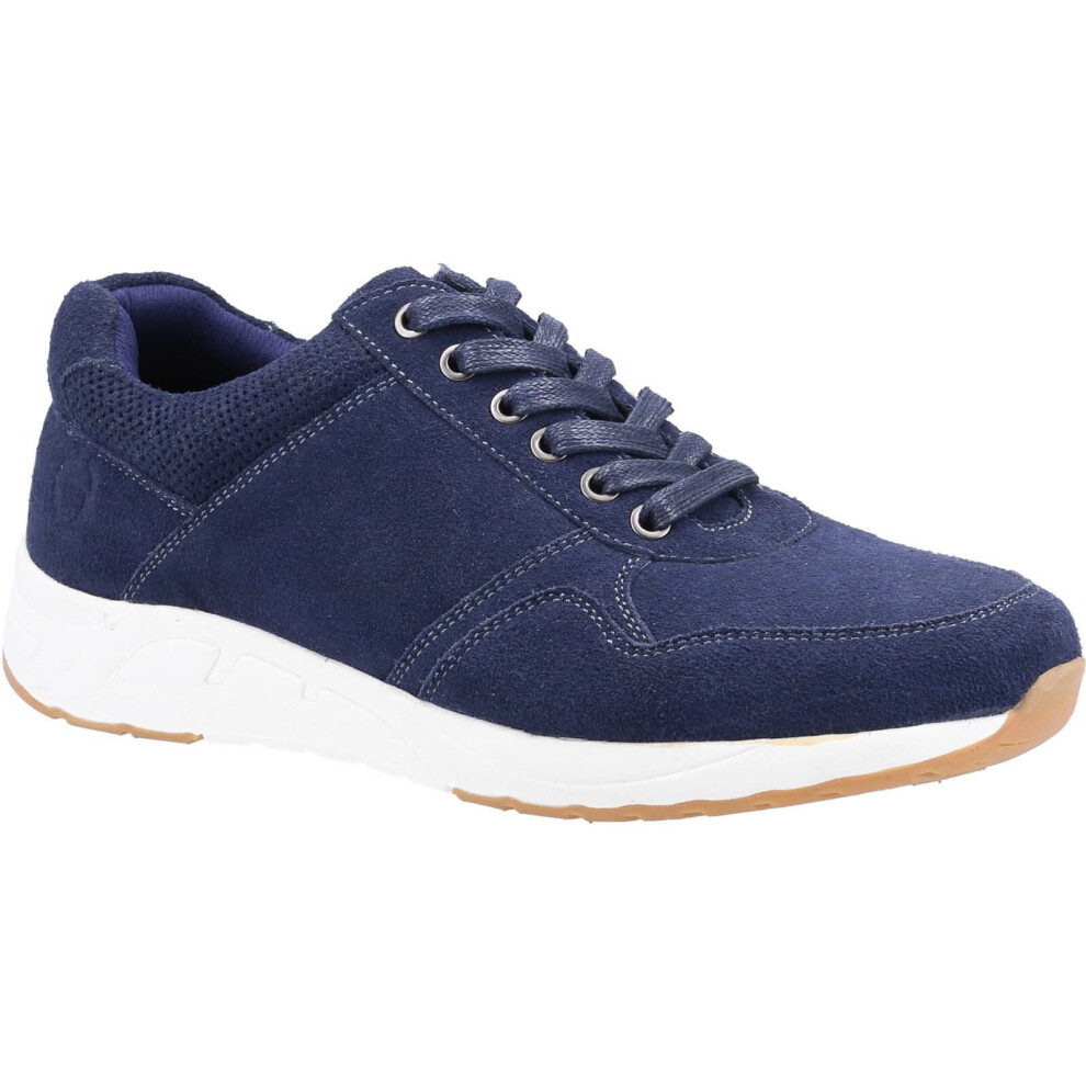 (Navy, UK 6) Cotswold Hankerton Mens Lightweight Lace Up Casual Trainers Shoes