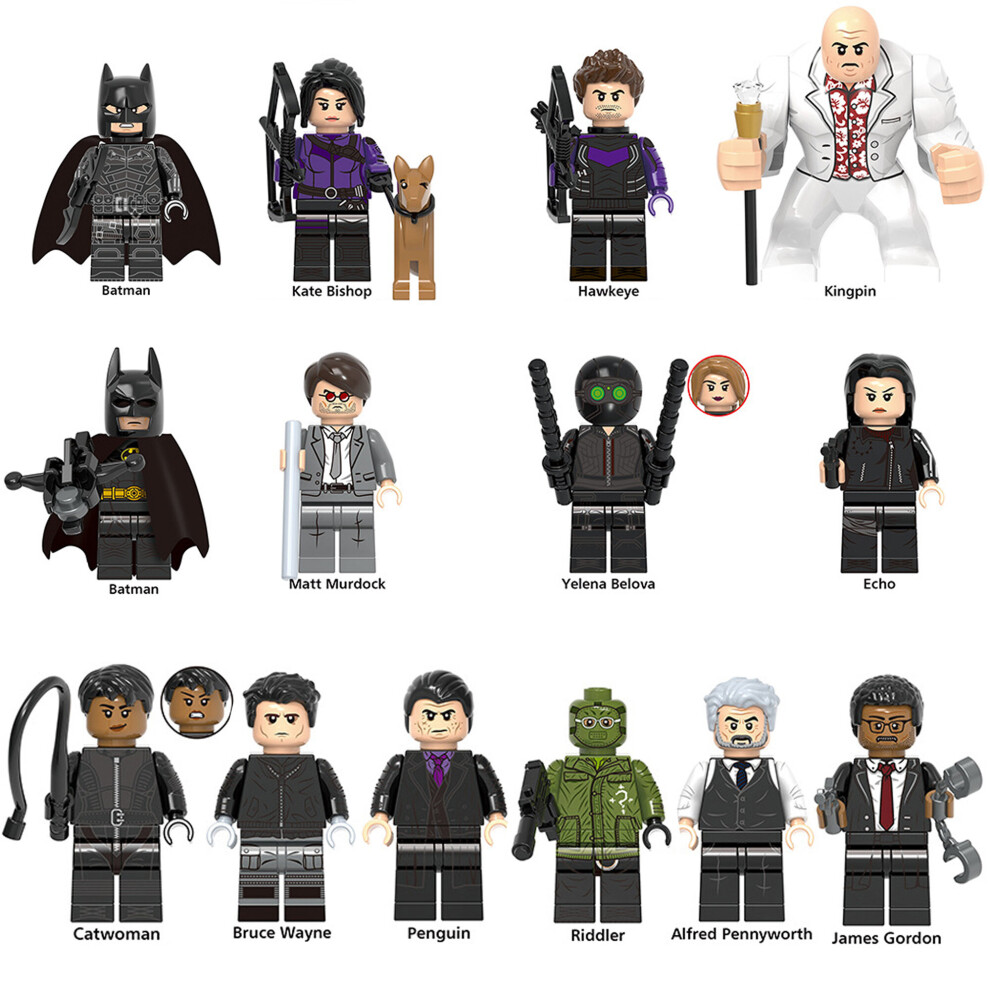 Photos - Action Figures / Transformers 14PCS Hawkeye Superhero Minifigure Hawkeye Kingpin Yelena Block Figure Fit Lego Toy Collection Hawkeye-1245