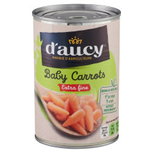 D'Aucy Extra Fine Baby Carrots 400g ( pack of 12 )