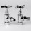 (Angled, No) Corby Angled/ Striaght Traditional Radiator Valve set 1