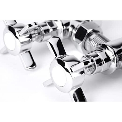 (Angled, No) Corby Angled/ Striaght Traditional Radiator Valve set 2