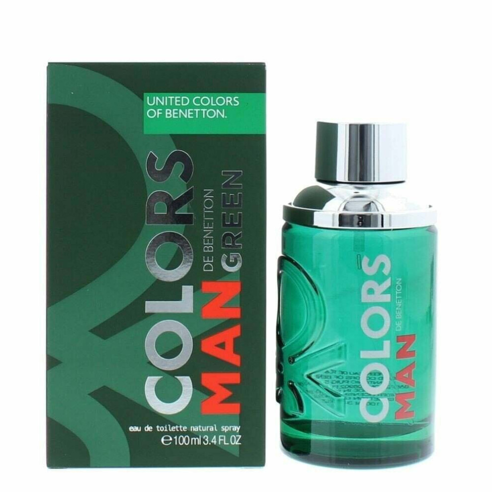 Benetton Colors Man Green 100ml EDT Spray