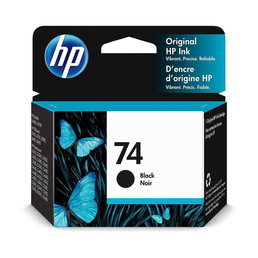 HP 74 Black Ink Cartridge Toner CB335WA