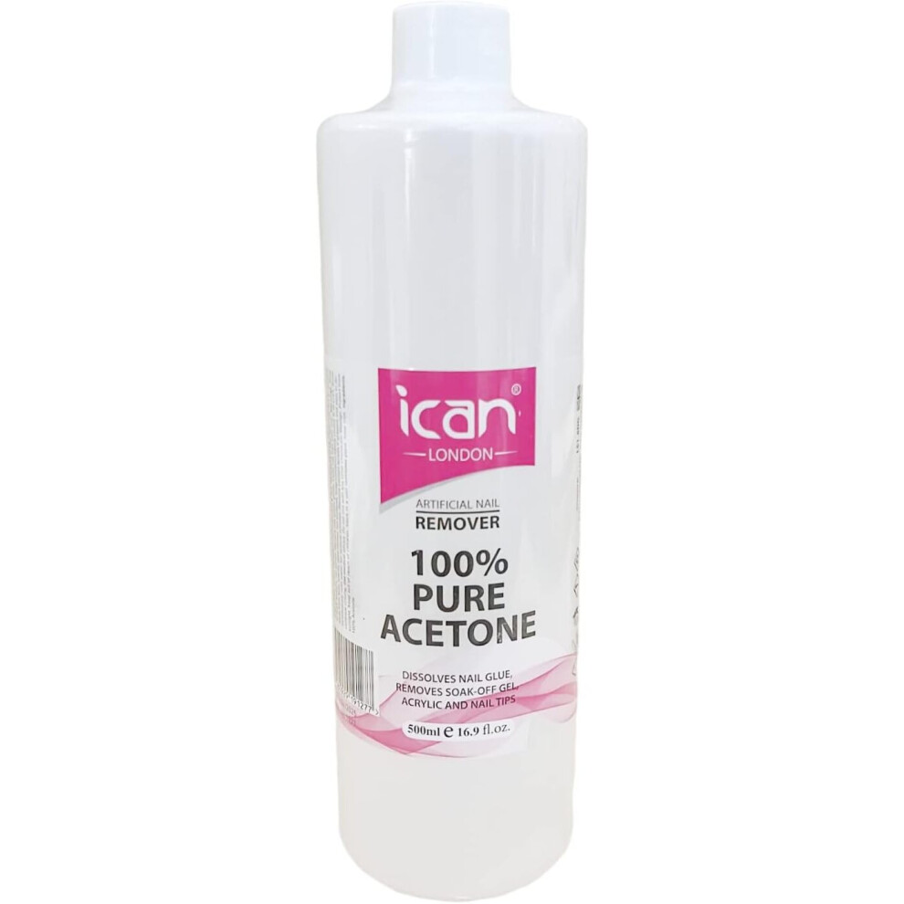 Ican London 100% Pure Acetone Nail Polish Remover