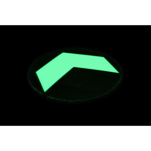 Glow in the dark arrows 100mm  ( 10x Pack ) 2