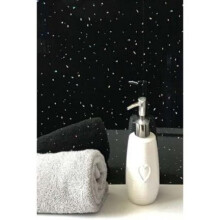 10 x Black Sparkle 250mm x 2700mm x 8mm PVC Wet Wall Panels ...