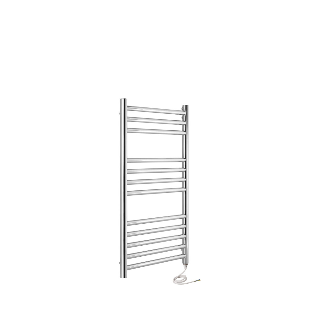 (400Mm X 800Mm, No) Riga Stainless Steel Electric Heated Towel Rails 5065000320591