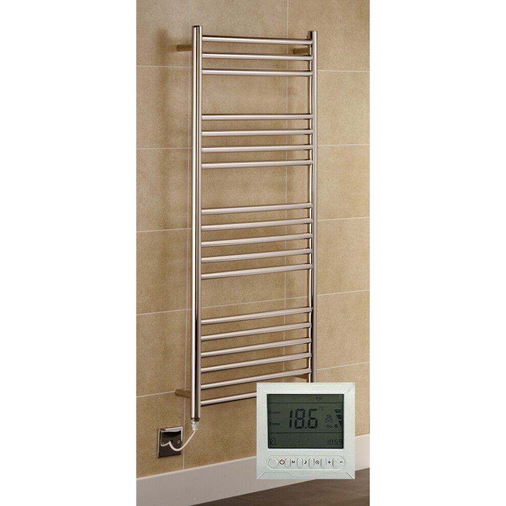 (600Mm X 1500Mm, Yes) Riga Stainless Steel Electric Heated Towel Rails 5065000317393