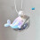 Whale Pendant Keychain - When I Fly Towards You, Gradient Design, Durable Plastic, Backpack Decor & Gift 7