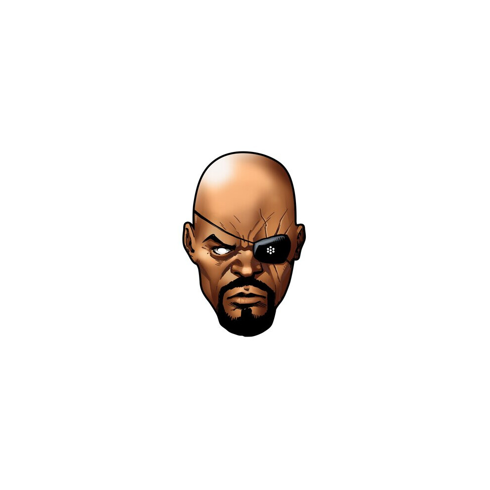 Marvel Nick Fury From Marvel's The Avengers Single Card Party Fancy Dress Mask