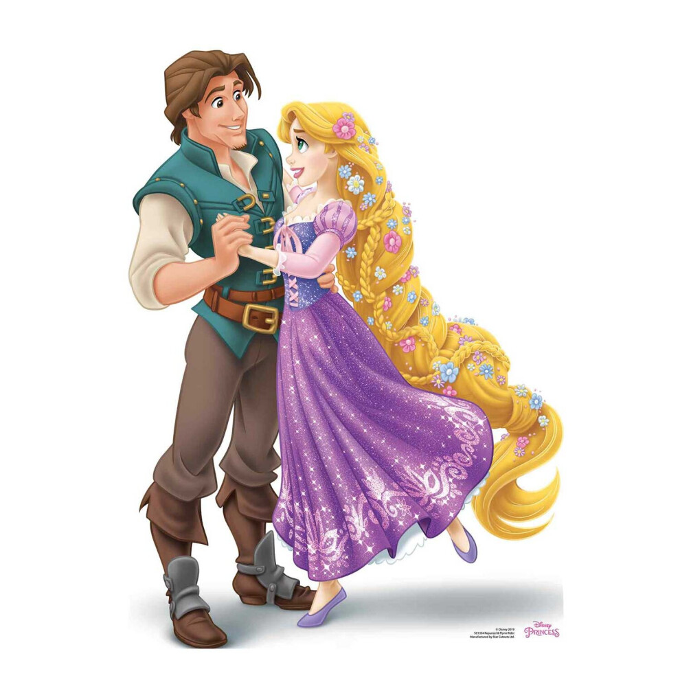 Princess Rapunzel and Prince Flynn Rider Official Disney Cardboard Cutout