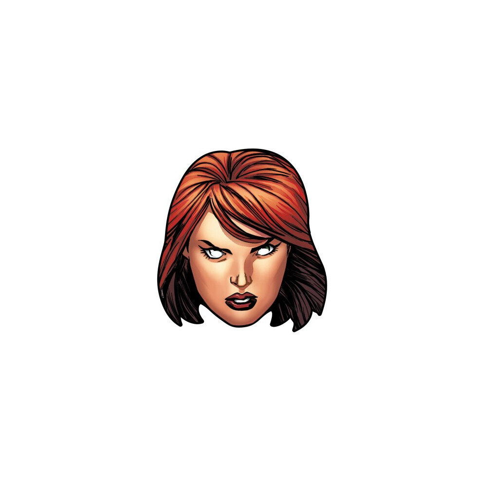 Marvel Black Widow From Marvel's The Avengers Single Card Party Fancy Dress Mask