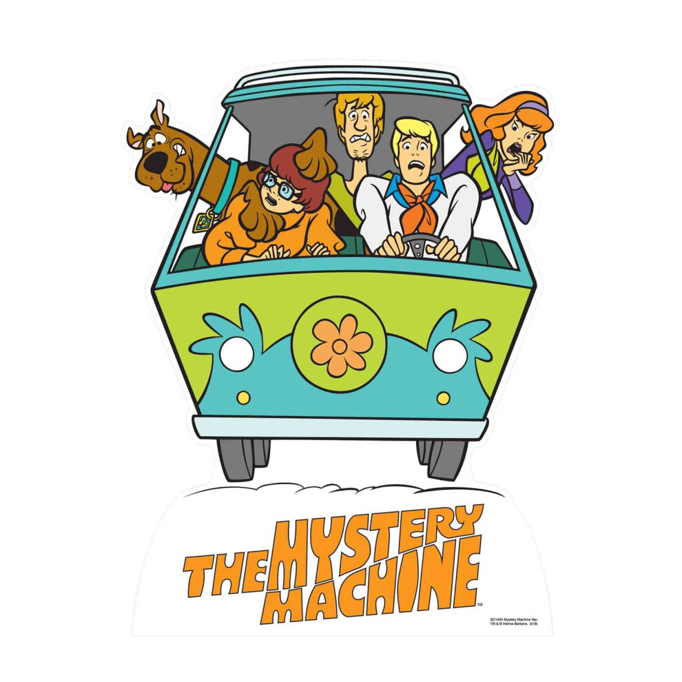 Scooby Doo Fred's Mystery Machine Van From Cardboard Cutout / Standee