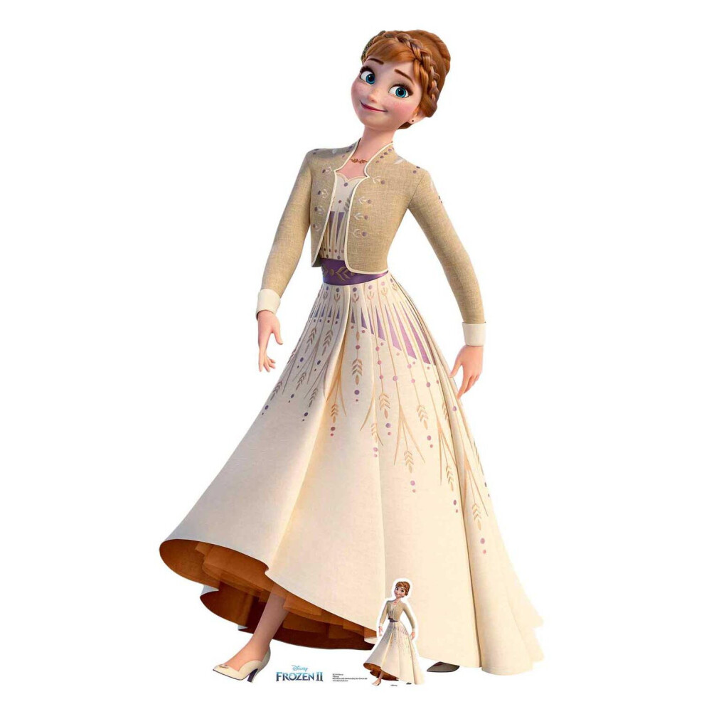 Anna Cream Dress from Frozen 2 Official Disney Cardboard Cutout / Standee