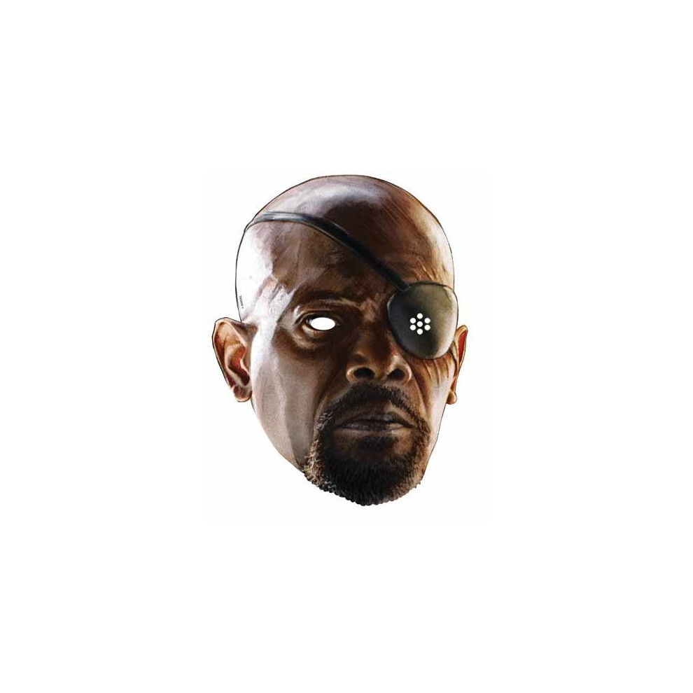 Marvel Nick Fury Avengers Age Of Ultron Single Card Party Fancy Dress Mask