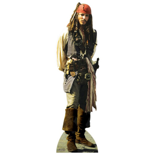 Captain Jack Sparrow Lifesize Cardboard Cutout / Standee - Johnny Depp ...