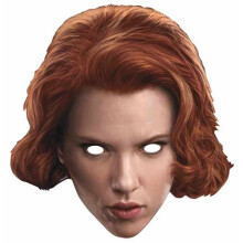 Black Widow Avengers Age of Ultron Single Card Party Fancy Dress Mask