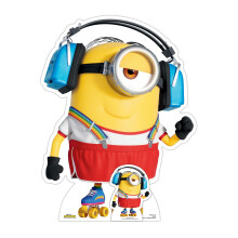 Stuart Skates Cardboard Cutout Official Minions: The Rise of Gru Standee