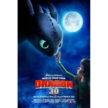 How To Train Your Dragon Poster - (Gerard Butler) - Double Sided Regular Us One Sheet (2010) Original Cinema Poster