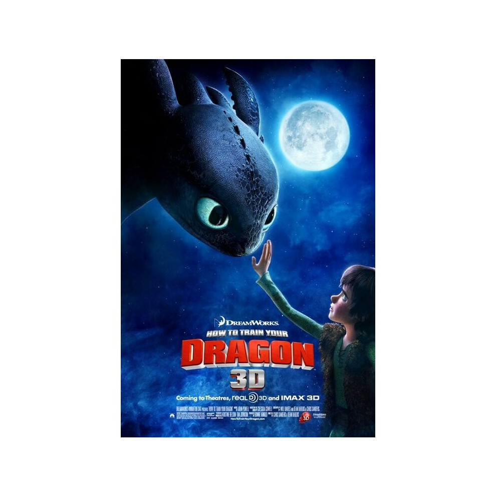 How To Train Your Dragon Poster - (Gerard Butler) - Double Sided Regular Us One Sheet (2010) Original Cinema Poster