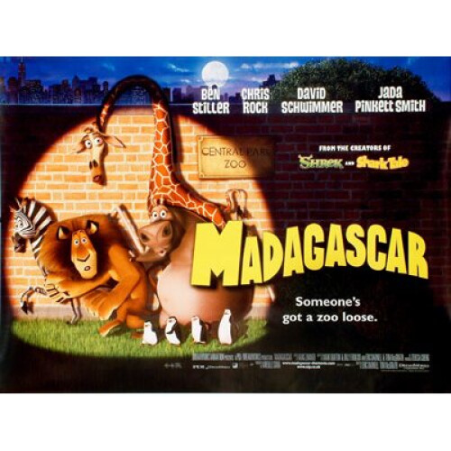Madagascar (Double Sided) Original Cinema Poster