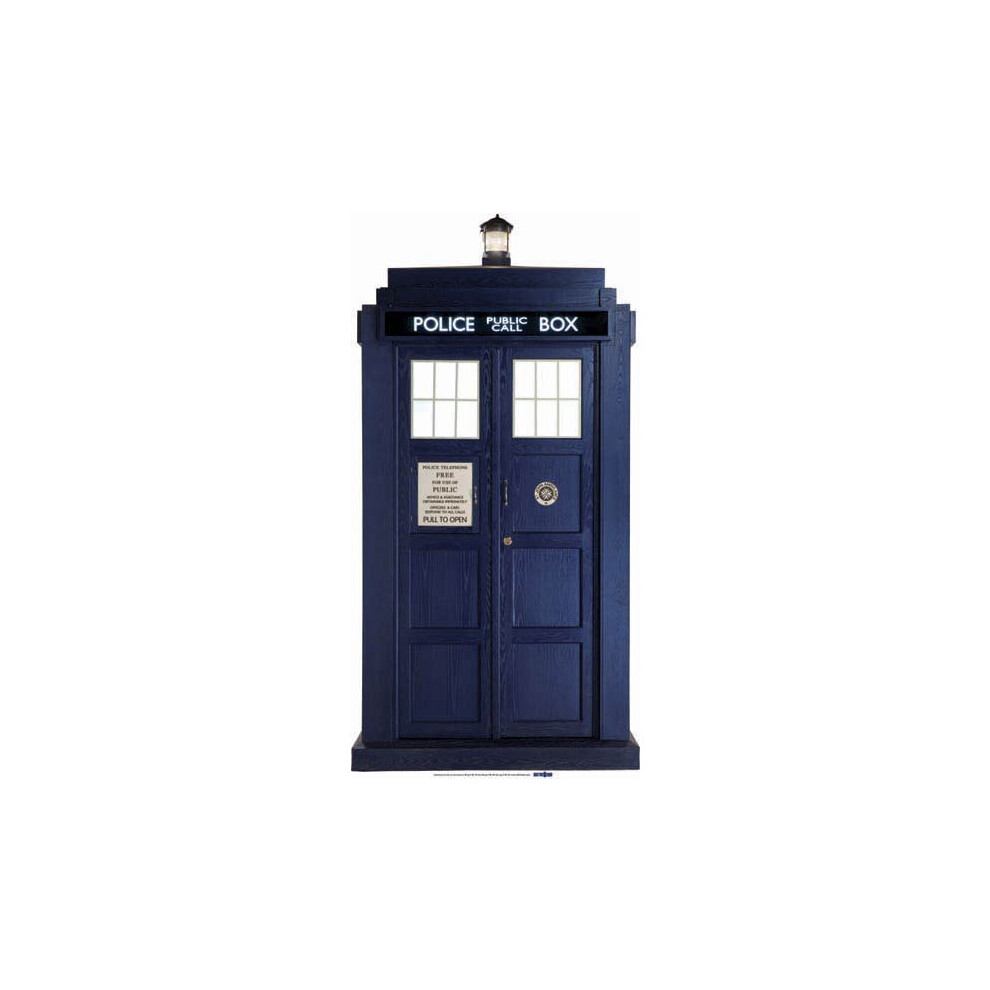 Doctor Who Lifesize Cutouts The Tardis - Bbc Doctor Who / Dr Who / Dr. Who - Lifesize Cardboard Cutout / Standee