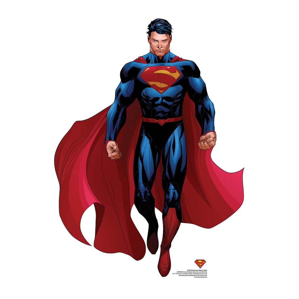 Superman Cape Style Cardboard Cutout Superhero Standup / Standee