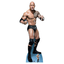 The Rock Dwayne Johnson Fight Stance WWE Lifesize Cardboard Cutout / Standee / Standup