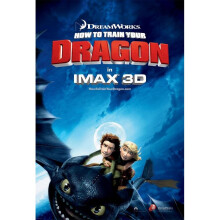 How To Train Your Dragon Poster (Imax) - Double Sided Advance Imax Us One Sheet (2010) Original Cinema Poster