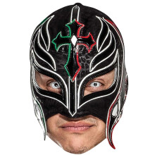 Rey Mysterio WWE Official 2D Card Fancy Dress Mask - UK Made, Photo-Quality Luchador for Parties and Events