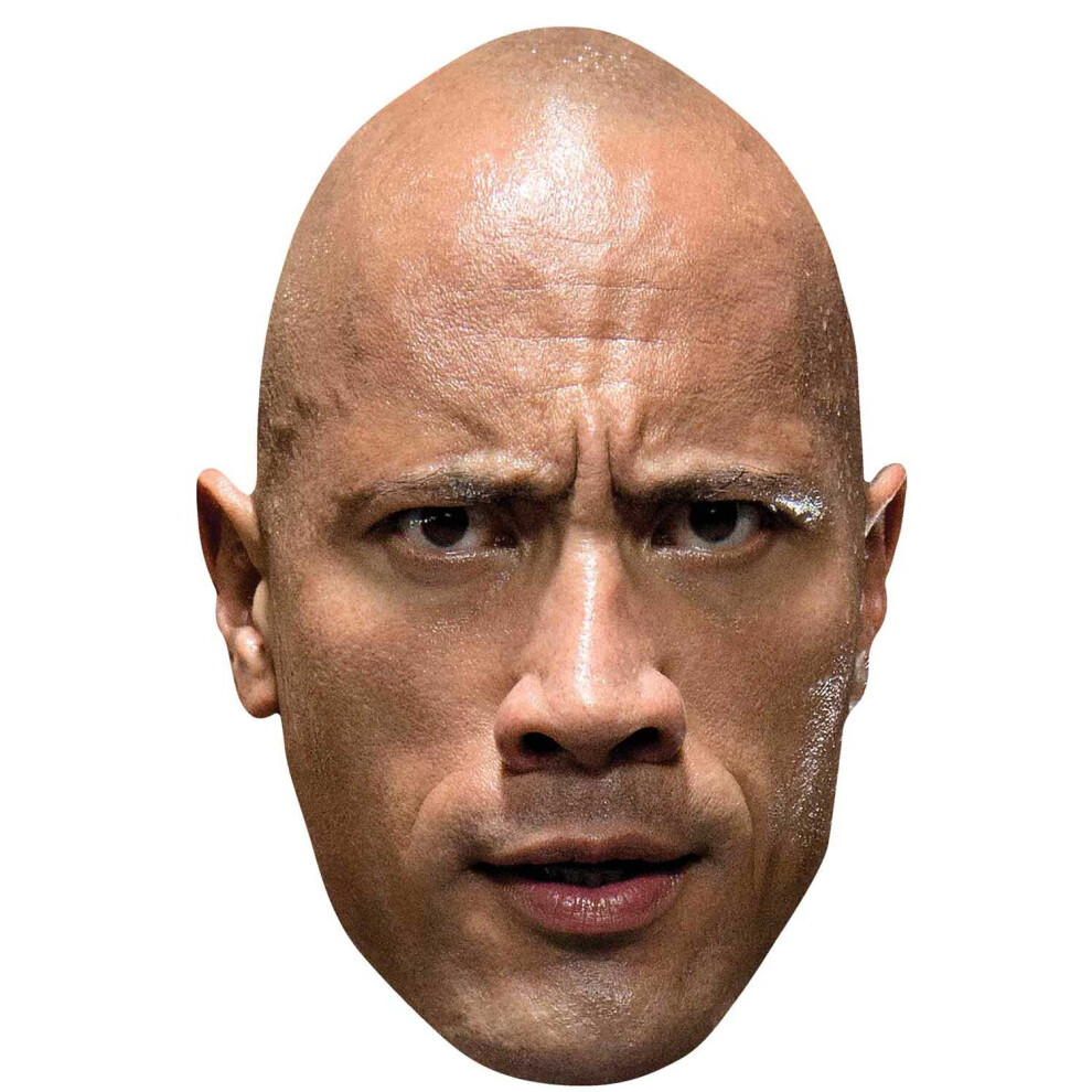 Wwe The Rock Dwayne Johnson Wrestler Official Single 2D Card Party Fancy Dress Mask