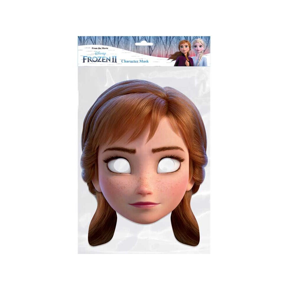 Anna from Frozen 2 Official Disney Single 2D Card Party Fancy Dress Mask