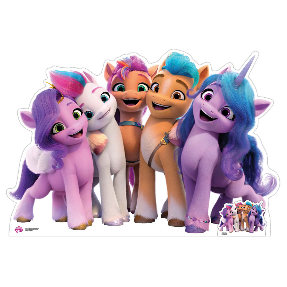 My Little Pony Mini Group Cardboard Cutout Official Standee