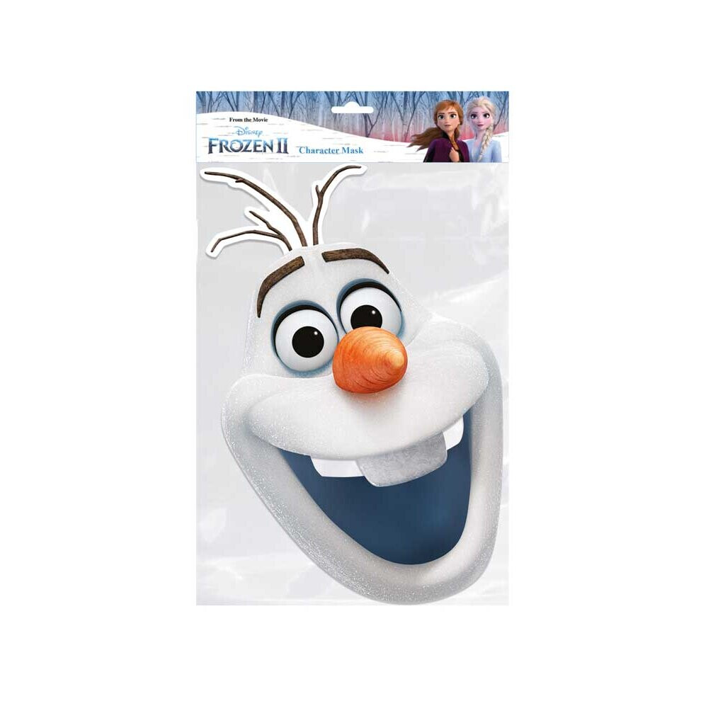 Olaf from Frozen 2 Official Disney Single 2D Card Party Fancy Dress Mask