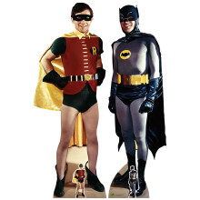 Batman and Robin 1966 Lifesize Cardboard Cutout Twin Pack
