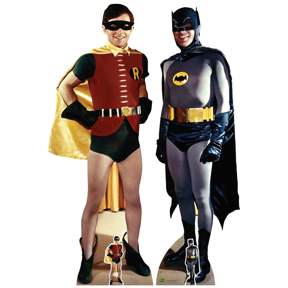 Batman and Robin 1966 Lifesize Cardboard Cutout Twin Pack