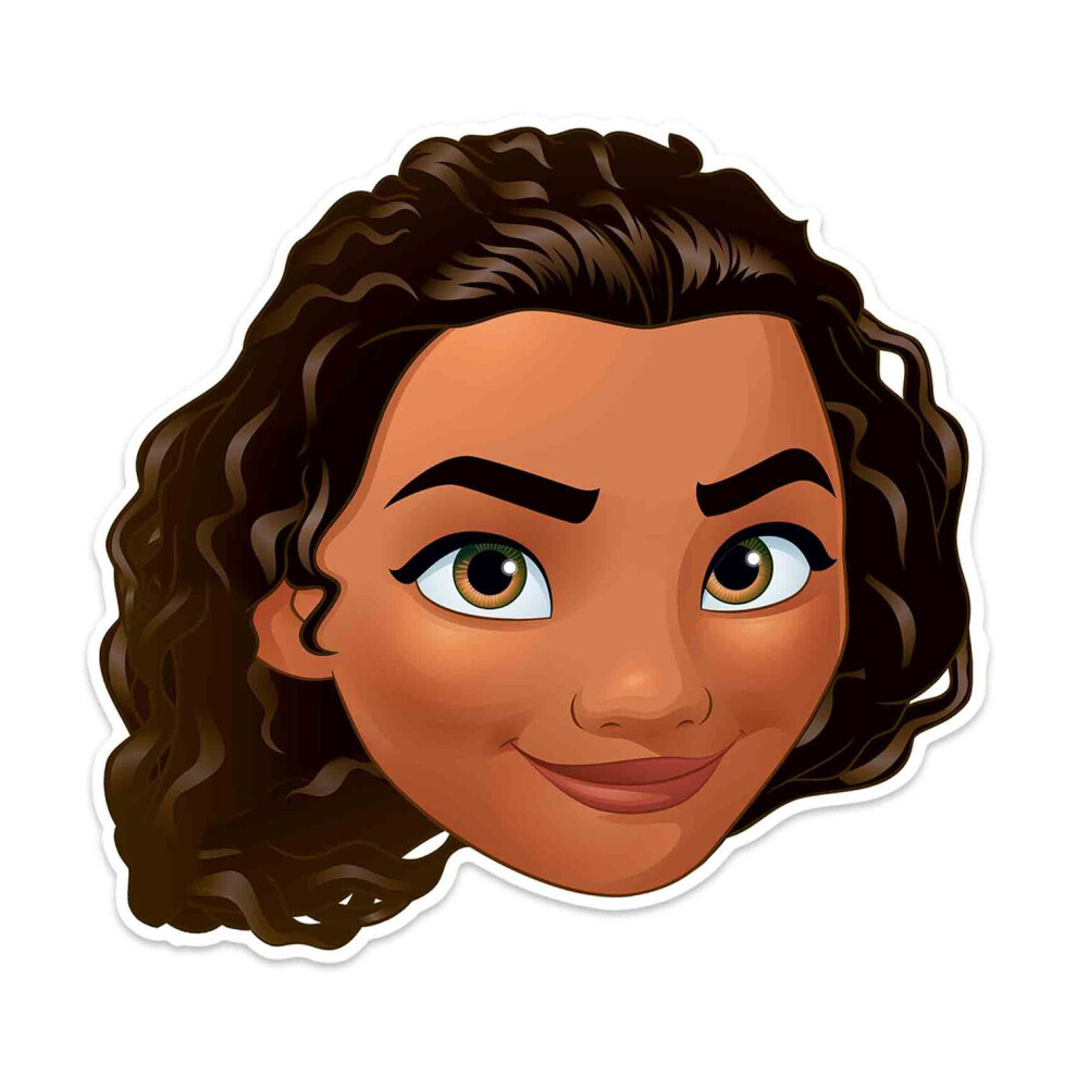 Disney Moana Official Princess Child Size 2D Card Party Mask Not,Specified
