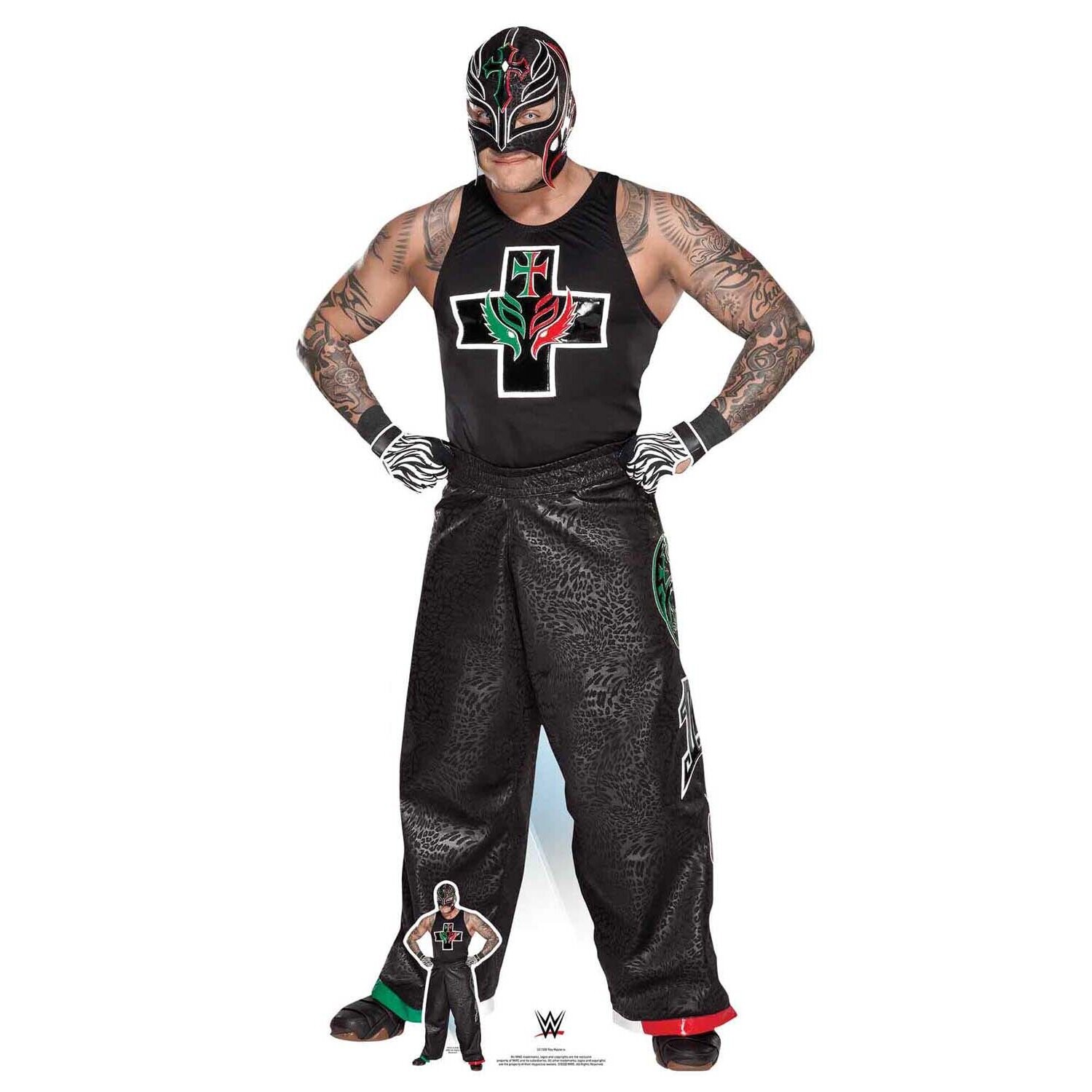 Rey Mysterio Hands on Hips WWE Lifesize Cardboard Cutout / Standee ...