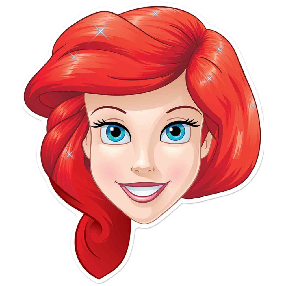 Ariel Official Disney Princess Child Size 2D Card Party Mask