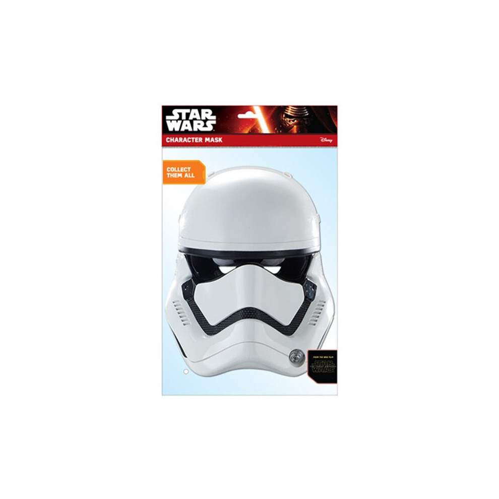 First Order Stormtrooper Official Star Wars The Force Awakens Card Party Fancy Dress Mask