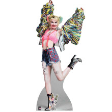 Harley Quinn Happy Butterfly Official Birds of Prey Lifesize Cardboard Cutout
