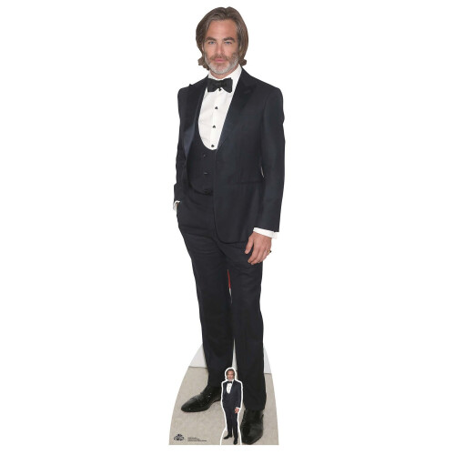 Chris Pine Actor Lifesize Cardboard Cutout Standup Standee On Onbuy 7822