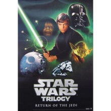 Star Wars Trilogy (Return Of The Jedi Video) (Uv Coated/High Gloss) Original Video/Dvd Ad Poster
