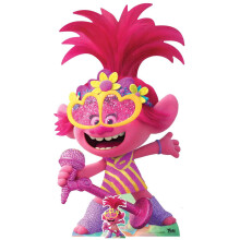 Princess Poppy Singing Official Trolls World Tour Lifesize Cardboard Cutout