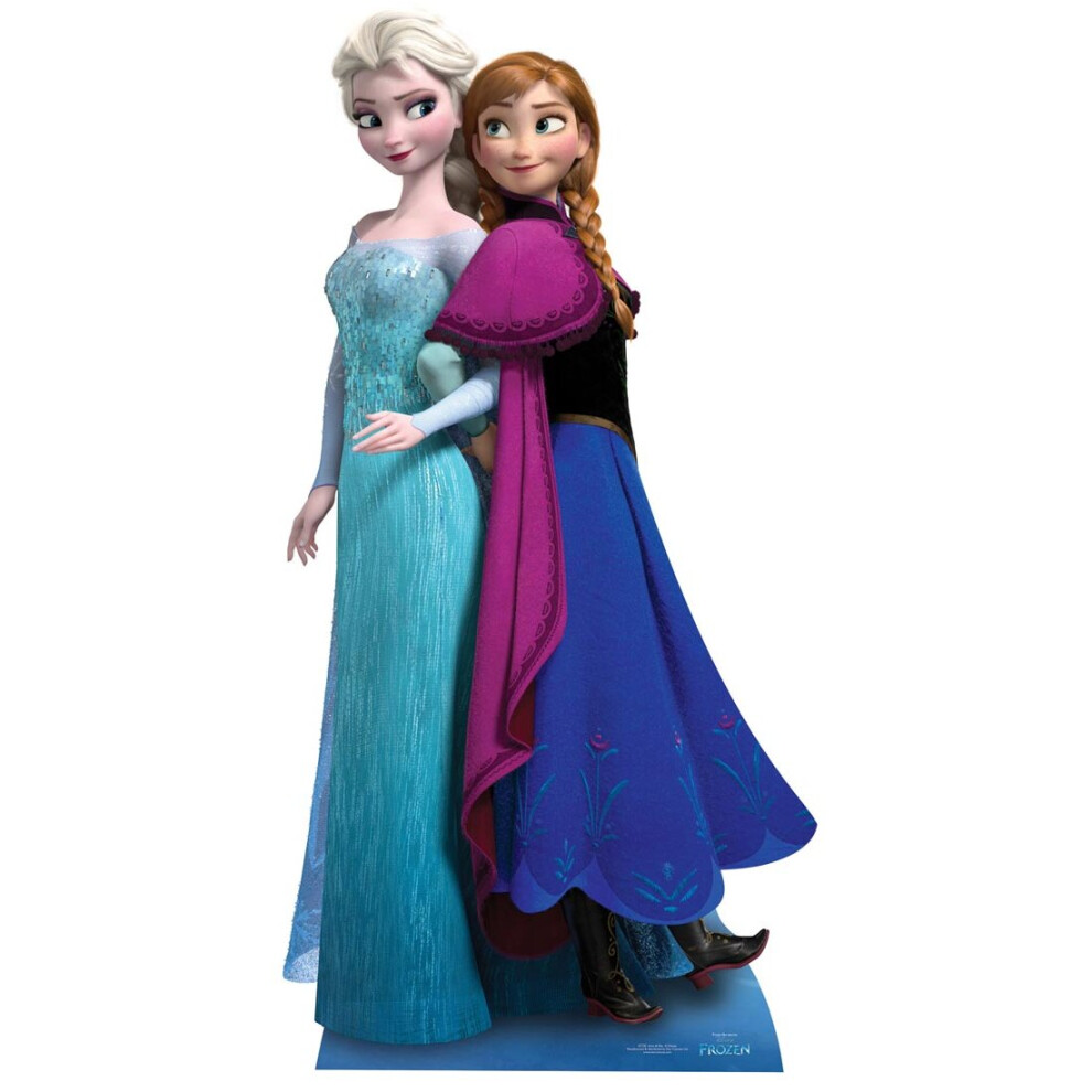 Anna and Elsa from Frozen Disney Cardboard Cutout / Standee